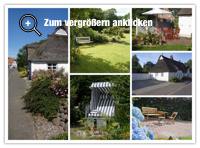 Gartenübersicht Ferienhaus
