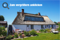 Gartenansicht Ferienhaus